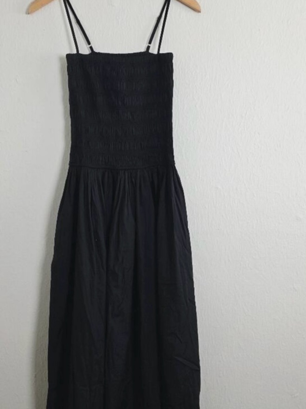 Madewell smocked poplin maxi dress - Picture 4 of 8